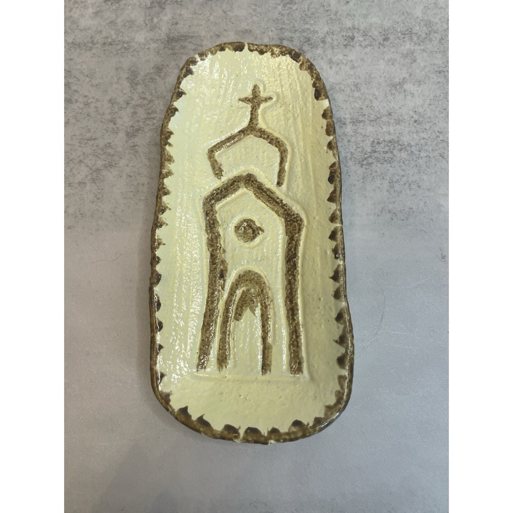 Creative Co-op - Cast Iron Dish w/ Church